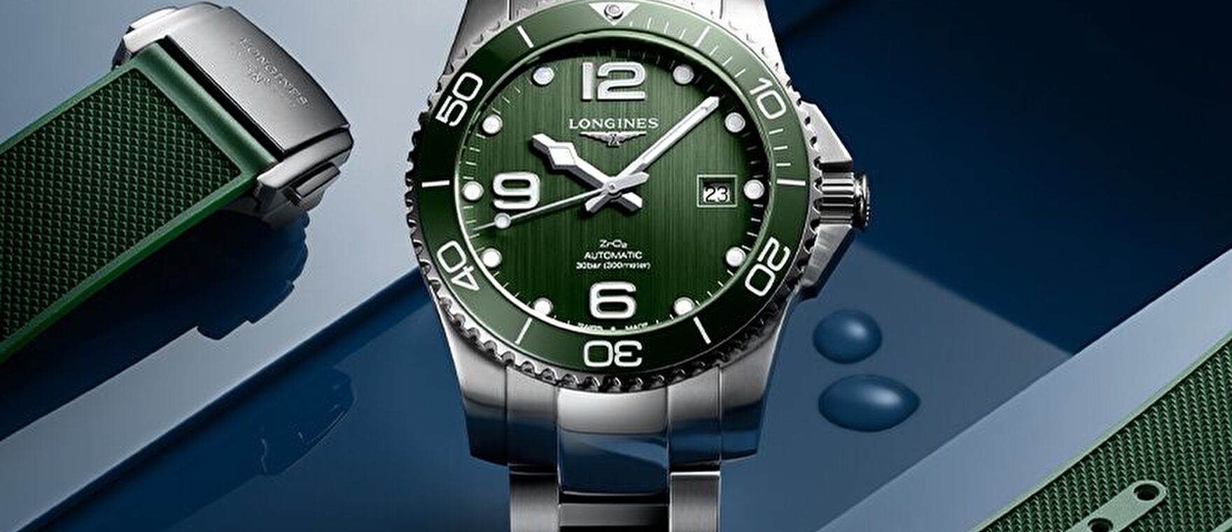 Longines HydroConquest: теперь в зелёном цвете